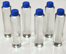 Aquasana Glass Water Bottles - 6 Pack
