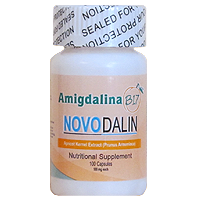 B17/Amygdalin 100 mg Capsules Novodalin