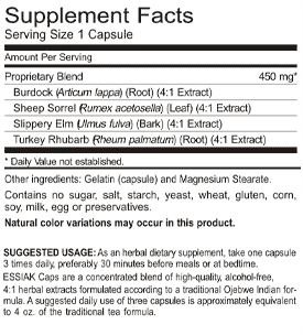Supplement Label