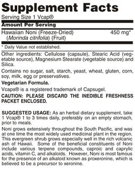 Supplement Label