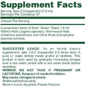 Supplement Label