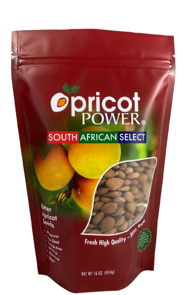 South African Bitter Raw Apricot Seeds - 16oz